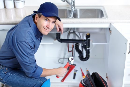QuickFlow Plumbers team member at work